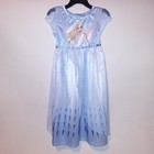 Disney Frozen Girls Dress Up Gown 4t Costume Pretend Play Blue Short Sleeve New