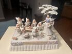 Lenox Disney  at The Parade With Snow White  W Box Snow White 7 Dwarfs Nice