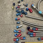 Braided  Stainless Steel Fuel Line 14-20 An Plus Anodized Connectors