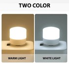 3pcs Usb Night Light Mini Led Plug Lamp Power Bank Reading Eye Protection