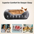 Pet Dog Cat Bed Calming Sleeping Kennel Puppy Super Soft Mat Pad Warm Nest