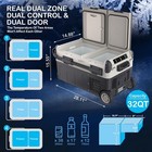 30l 12v Portable Refrigerator Freezer -4    68    Car Cooler 12 110v Dc ac Camping