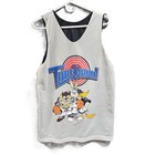 Vintage Space Jam Tune Squad monstars White   Black Jersey Rare