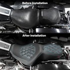 Blue Diamond Style Driver Passenger Seat For Harley Road King 1997-2007