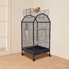 Bird Cage Large Play Top Parrot Finch Cage Macaw Cockatoo Pet Supply With Stand