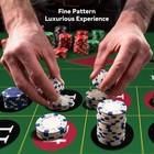 Yuzpkrsi 70  X 35  Roulette Casino Mat  Roll-up Poker Mat For Table With