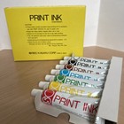 Riso G Occo Print Ink For Paper 7 Tubes Japan Riso Kagaku 40cc 2 Opened 5 New 