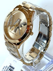 Michael Kors Mk4732 Slim Runway Mk Logo Dial Gold Tone Bracelet Watch Bnib  250