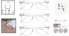 Stylish 3 Pack Spring Hinge Reading Glasses In Black tortoise For Everyone
