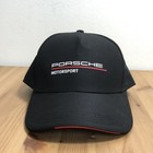 Porsche Motorsport Snap Back Baseball Cap Hat Black One Size Fits Most