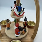 Christmas Children Toys Tealight 2 Level Pyramid  Made In Germany