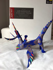 Mexican Folk Art Alebrije Hand Painted Signed Miguel Diaz Oaxaca Dragon Figurine