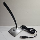 Logitech Usb Desktop Microphone Mic Usb Pivots Forward Backward Tall Skinny