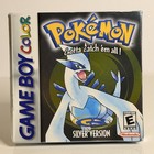       pokemon Silver Version Gameboy Color - Box  Cart Holder  Manual Only       no Game