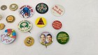 Lot Of 16 Vintage Pinback Buttons 30s-80s Random Pins Humor  Politics