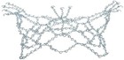 Champion Sports Heavy Duty Galvanized Steel Chain Basketball Net  21 I