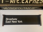 R27 30 Ny Nyc Subway Roll Sign Broadway Theater East New York Manhattan Transit