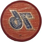 Vintage Union 76 Oil Gas Station Patch Blue   White On Orange Round Iron-on 