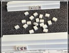 Siamese Mah Jong  - Set Of 2 White Racks With 2 Pushers 