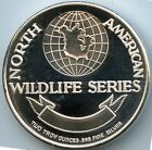 Timber Wolf - North American Wildlife Series - 2 Oz  999 Silver Round Coin