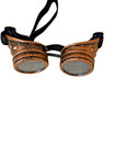 Wocst Cyber Goggles Vintage Steampunk Goggles Glasses Welding Goth Cosplay