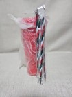 Starbucks 2023 Holiday Christmas Glitter Cold Cups Reusable 24oz red Set Of 5 