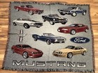Ford Mustang 66    X 53     Afghan Tapestry Throw Blanket New Made In Usa