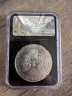 2017  Silver Eagle Ngc Ms70  1 Oz Silver