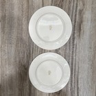 Lenox Holiday Dimensions Christmas Salad Plates Made In Usa Set Of 2 - Euc