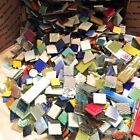 Huge Assorted Lot Of Mixed Glass Mosaic Craft Tiles    10 Pounds 