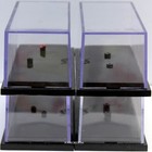 Acrylic Die-cast Car Display Case 4 Pack 1 64 Scale Hot Wheels  Matchbox  Misc