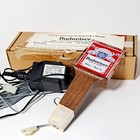 Vtg Budweiser Beer Tap Handle Pull Bar Pub Illuminated Marker Orig Box Lights Up