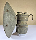 Vintage Carbide Coal Miners Lamp Barn Find  Unknown Maker  Custom Reflector 