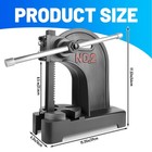 Cast Iron Arbor Press 2 Ton Manual Desktop Press Lever Mountable Bearing