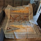 Vintage Tapa Bark Cloth Polynesian Tribal Wall Hanging Handmade Textile Art   
