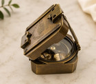 Vintage Brass Compass Kelvin   Hughes London 1917 Compass Marine Nautical 