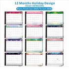 Desk Calendar 2025-2026 18 Months Large Desk Calendar 22  X 17  Jan  2025 - J   