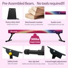 Adjustable Foldable 8ft Gymnastics Balance Beam Strong Non Slip For Kids Adults