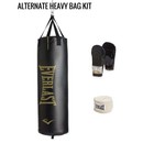 Everlast Single Station Heavy Bag Stand   100 Lb  Heavy Bag Kit W  Gloves Wrap  