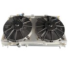 Radiator fan Shroud For Chrysler Dodge Plymouth Neon Le Lx 1995-99 2row Aluminum