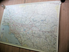 Los  Angeles   Vicinity  Aaa Auto Club  Map  58   X 39    Original 9-76 Edition