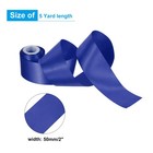 2  5 Yard Double Faced Solid Satin Ribbon Polyester Fabric Dark Blue