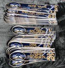 Game Used Hockey Locker Nameplates Wild Checkers Stampede Thrashers Bundle Nhl