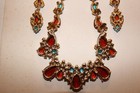 Brilliant Rhinestone Necklace Set - New - 3pcs - Boxed
