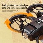 Mini Drone With Hd Dual Cameras Propeller Safety Protection  3 Speed Adjustable
