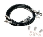 Streamline  2  Steel Braided Front Brake Lines Smoke Raptor 660   700 All Years