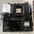 Combo Asrock B550m-c Microatx Am4 Motherboard Amd Ryzen 7 5800x3d Cpu 16gb Ram