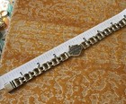 Vintage Sterling Silver Harley Davidson 8 Inch Heavy Bracelet