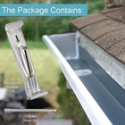 10 Pack 5 Inch K Style Gutter Hangers With Rust-resistant Screws quick Screw
