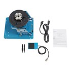 Rotary Welding Positioner 0-90   Positioning Turntable Table 10rpm 3 Jaw Chuck